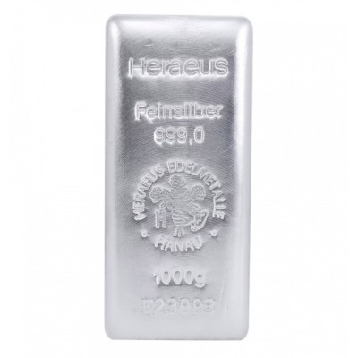 Argor Heraus/Heraeus 1000g - Investiční stříbrný slitek