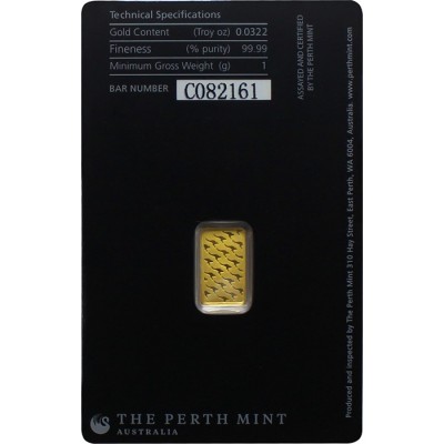 1 g Perth Mint - Klokan - investiční zlaty slitek