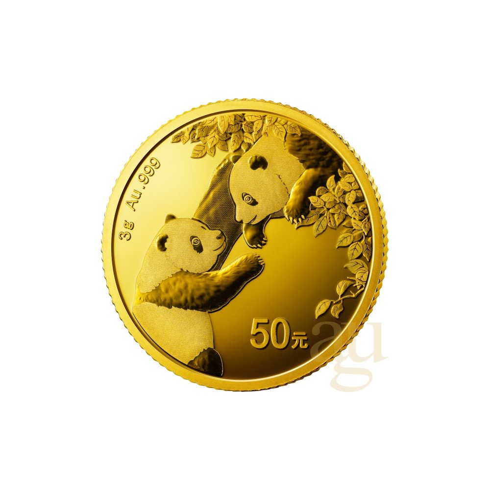 Panda 3 g ( 2023 ) - investiční zlatá mince ( dostupnost po 5.12.23 )