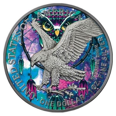 Wolf American Eagle 1 OZ - Wolf - silver collector coin