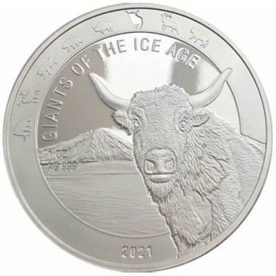 Giants of the Ice Age Series - 8 Kg - stříbrné sběratelské mince