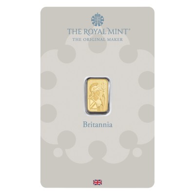Britannia - 1 g - zlatý investiční slitek (dodání 3.2.2023)