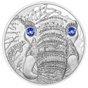 Eyes of the World: Afrika, Rozvaha slona - 22,42 g - stříbrná sběratelská mince