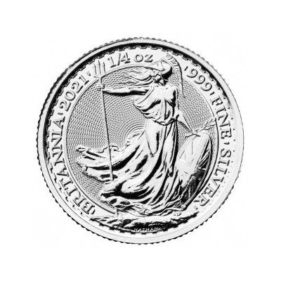 Britannia 2021 - 1/4 Oz - stříbrná investiční mince