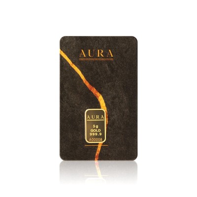 Aura - 5g - zlatý investiční slitek