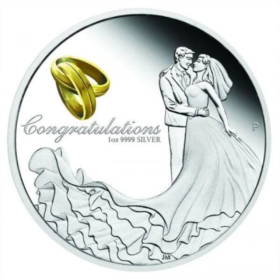 Wedding 2023 1Oz - stříbrná dárková mince