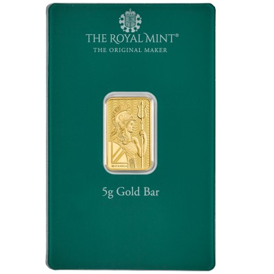 Royal Mint - Henna Design - 5g - gold investment ingot