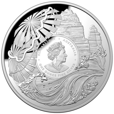 Beauty, Rich & Rare: Daintree Rainforest - 1 Oz - stříbrná sběratelská mince