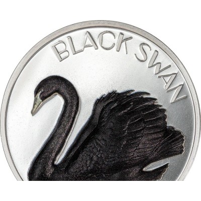 Black Swan 2 Oz - stříbrná sběratelská mince