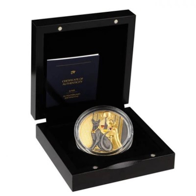 Sekhmet - Lionheaded Godess - 2 Oz - stříbrná investiční mince (delivery 18.3))