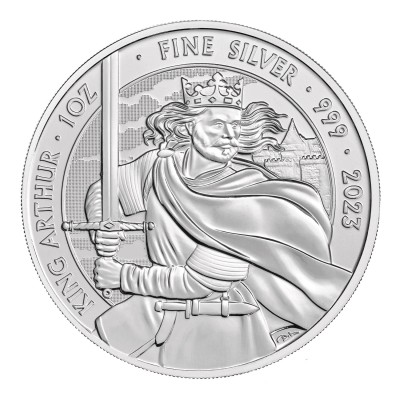 Mýty a legendy - Král Artuš - 1 Oz - stříbrná investiční mince