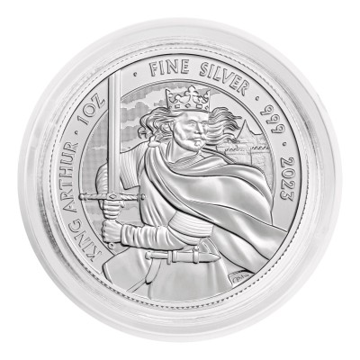 Mýty a legendy - Král Artuš - 1 Oz - stříbrná investiční mince
