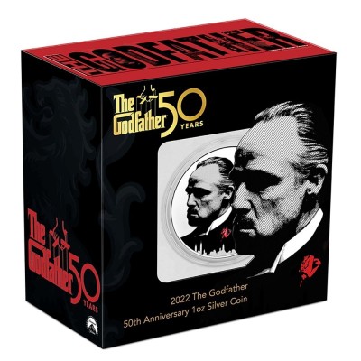 50th Anniversary of the Godfather  - 1 Oz - stříbrná sběratelská mince