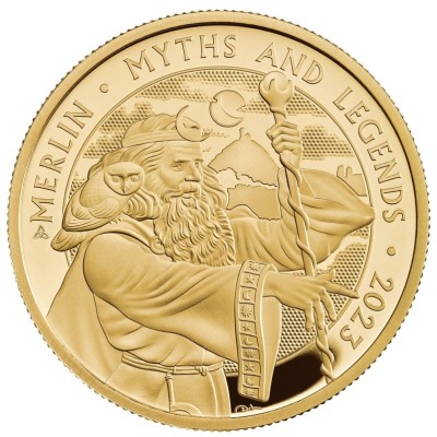 Myths and Legends - Merlin - 1 Oz - gold investment coin (delivery 23.5)