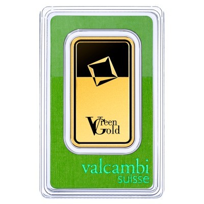 Valcambi Green Gold 100 g - investiční zlatý slitek