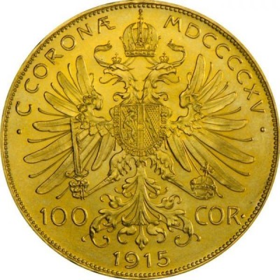 100 Kronen NP Investiční zlatá mince