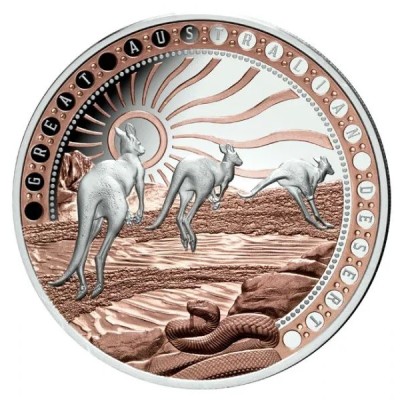 Great Australian Dessert - 1 Oz - stříbrná sběratelská mince(dodání 14.7.)