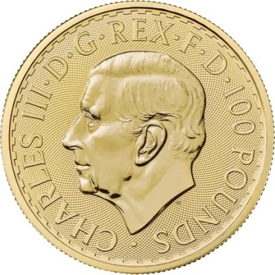 Britannia 1 unce (2024) KCIII.-  Investiční zlatá mince (dodání 25.10.)
