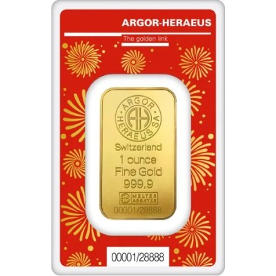 Argor-Heraeus "Dragon" - 1 Oz - Investiční zlatý slitek