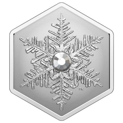 Snowflake-1 Oz-stříbrná sběratelská mince
