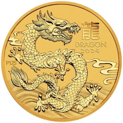 Lunar Dragon - 1 Oz - Gold Collector Coin