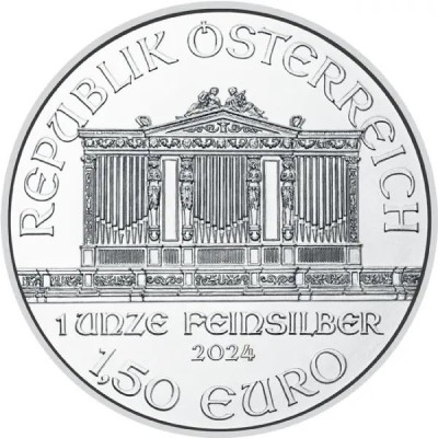 Wiener Philharmoniker 1 oz (2023) - Silver investment coin