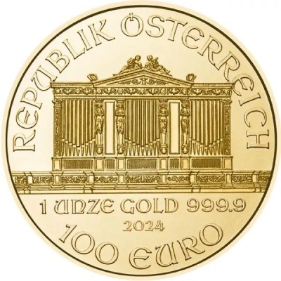 Wiener Philharmoniker 1 Oz ( 2024 ) - investiční zlatá mince