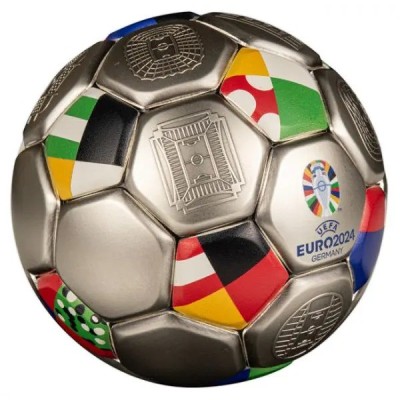 UEFA Euro Germany 2024 - 3 Oz - stříbrná sběratelská mince (delivery 10.4.2023)