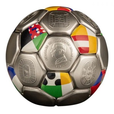 UEFA Euro Germany 2024 - 3 Oz - stříbrná sběratelská mince (dodání 10.4.2023)