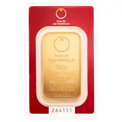 Münze Österreich 100g - Investiční zlatý slitek