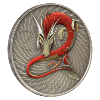 Dragon - 1 Oz - stříbrná sběratelská mince