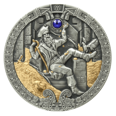 Poklad Aztéků - 2 Oz - stříbrná sběratelská mince
