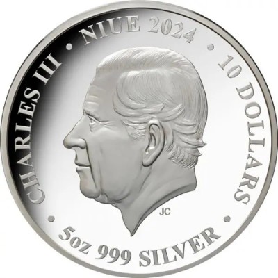 Stvůry z hlubin - 5 Oz - stříbrná sběratelská mince