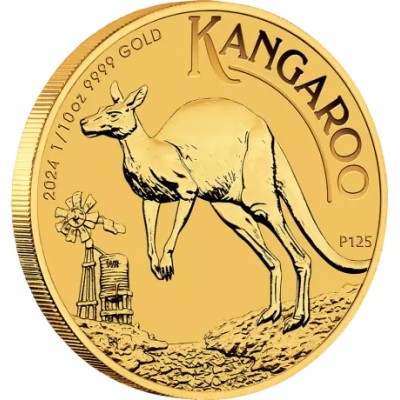 Kangaroo 1/10 unce (2024) - Investiční zlatá mince
