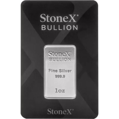 Coinbar StoneX - 1 Oz - stříbrný investiční slitek