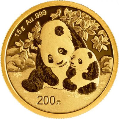 Panda (2024) - 15g - gold investment coin