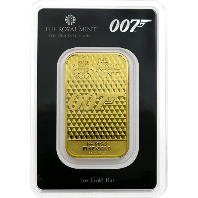 Royal Mint - James Bond - The Diamonds are forever - 1 Oz - zlatý investiční slitek