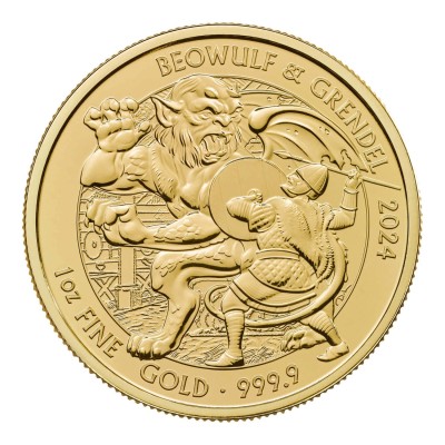 Myths and Legends - Beowulf - 1 Oz - Gold Coin