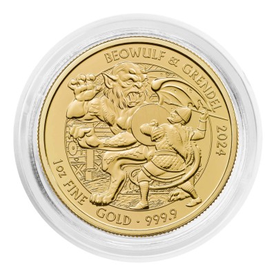 Mýty a legendy - Beowulf - 1 Oz - zlatá investiční mince
