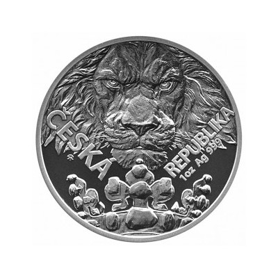 Český lev (2023) - 1 Oz - stříbrná sběratelská mince