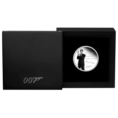 James Bond Legacy - Pierce Brosnan - 1 Oz - stříbrná proof sběratelská mince