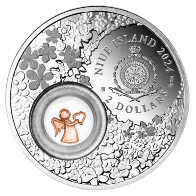 Strážný anděl (2024)- 28,28g - stříbrná dárková mince