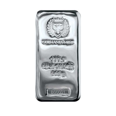 Germania Mint - 500g - stříbrný investiční slitek