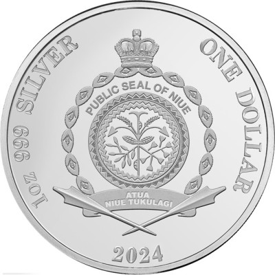 Alien Encounters - 1 Oz - stříbrná sběratelská mince
