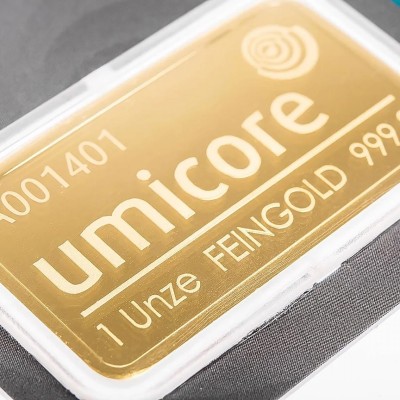 Umicore - 1 Oz - investiční zlatý slitek