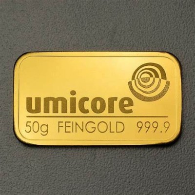 Umicore - 50g - investiční zlatý slitek