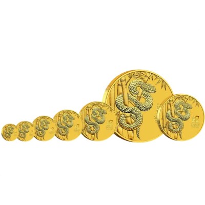 Lunar Snake 2025 - 1 Oz - zlatá investiční mince