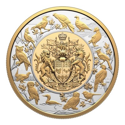 Heraldic Landscape - 5 Oz - stříbrná sběratelská mince