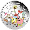 SpongeBob & Friends - 1 Oz - stříbrná proof sběratelská mince