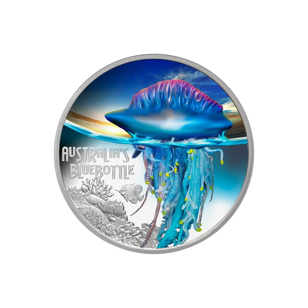 Bluebottle - 1 Oz - stříbrná proof sběratelská mince Bluebottle - 1 Oz - stříbrná proof sběratelská mince